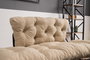 Atelier Del Sofa Nitta - Sofá-Cama de 2 Plazas en Crema